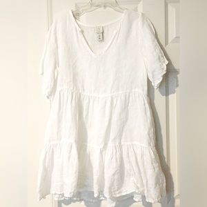 Women’s white swimsuit coverup.  Size S.